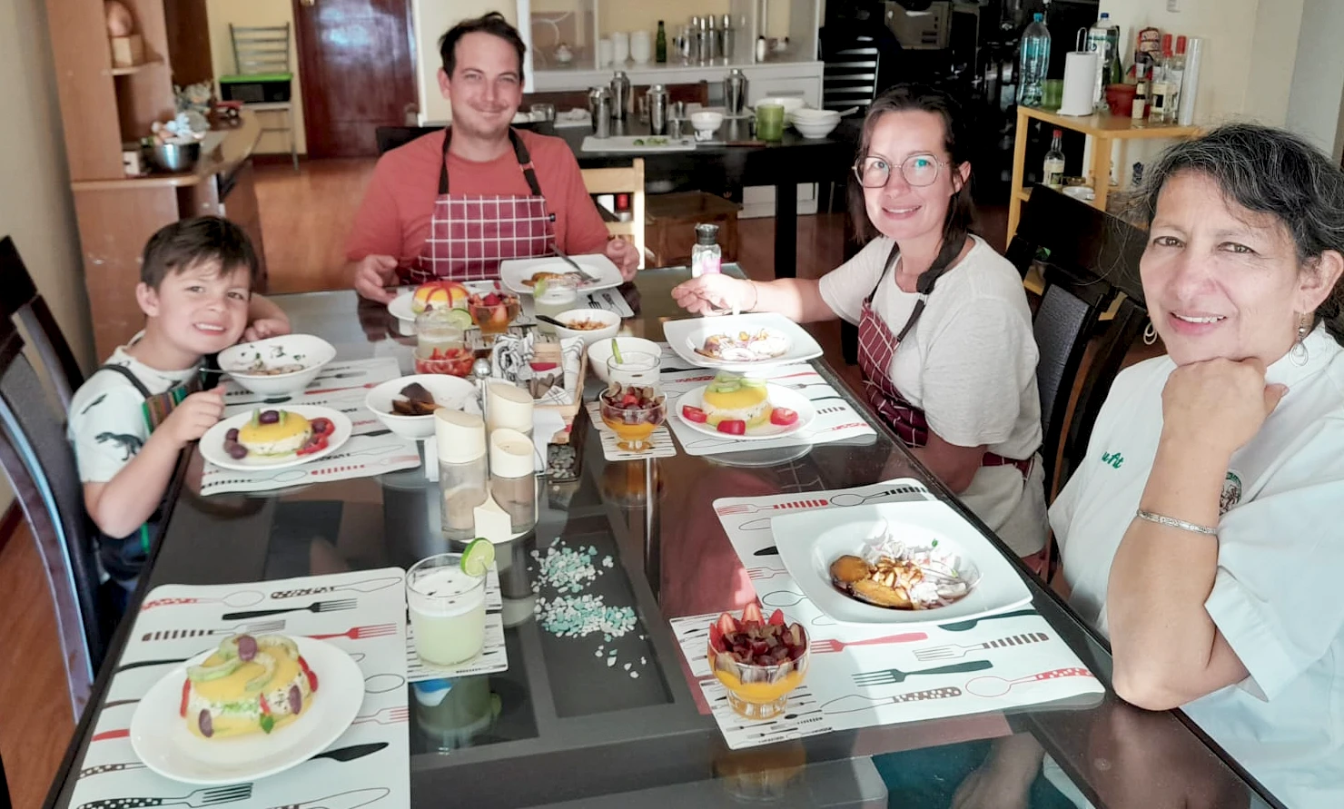 Family Cooking Class Peru