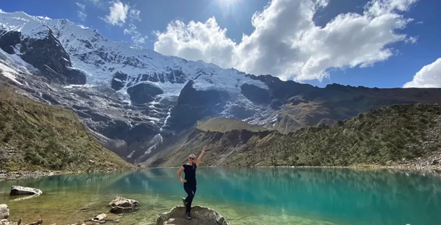 Scenic drive through Andean villages